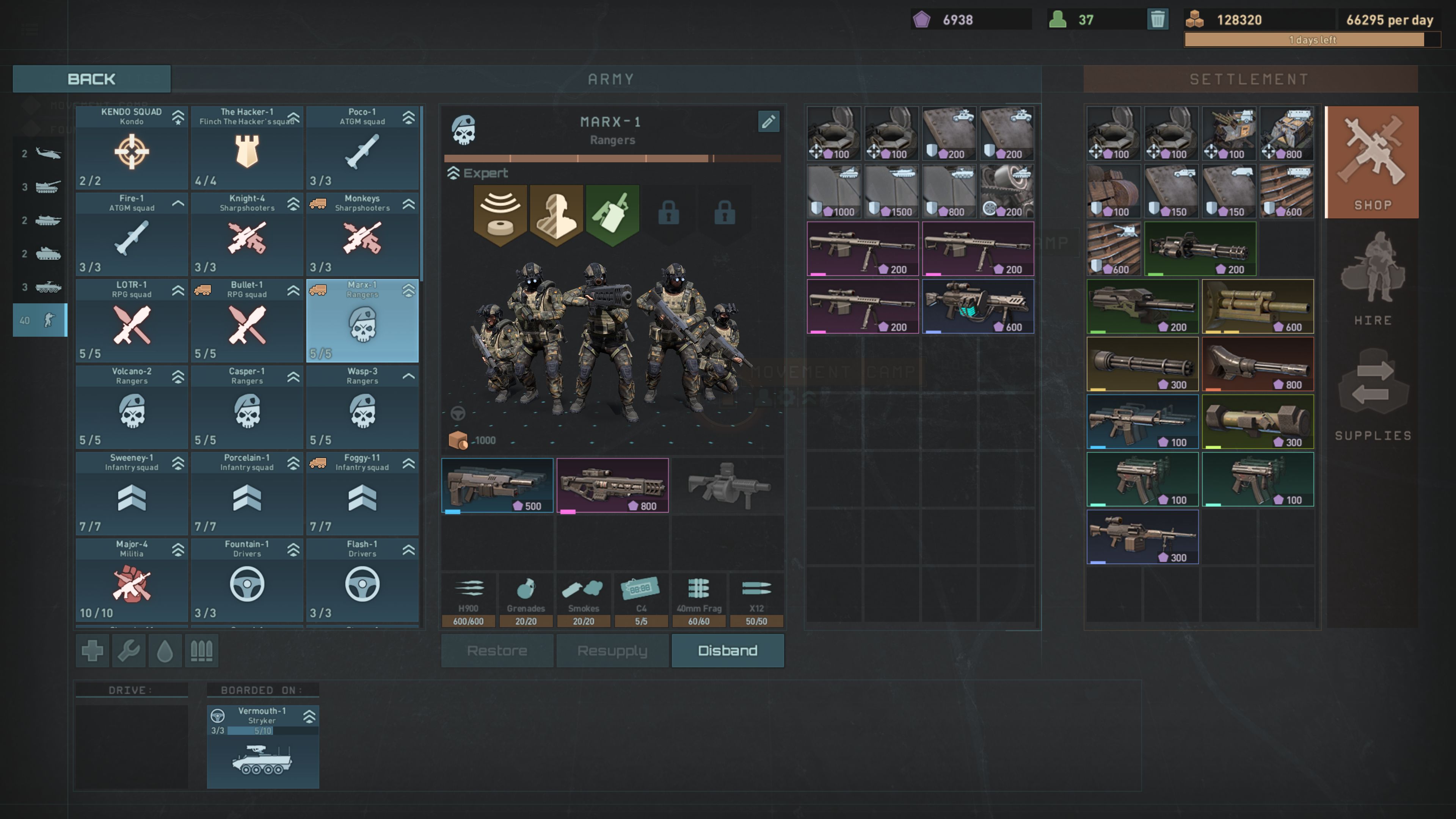 screenshot from game